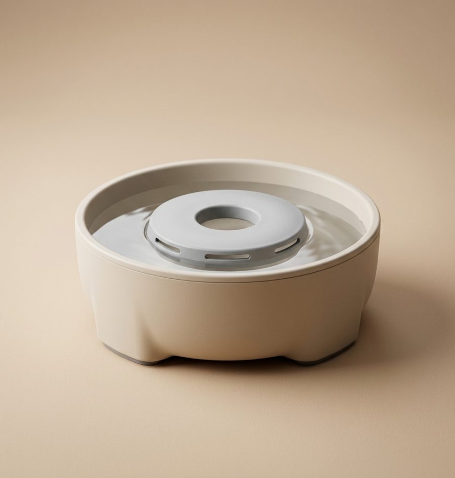 spill proof dog water bowl